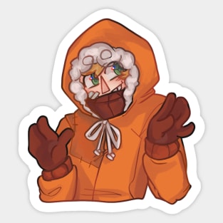 Kenny McCormick Sticker (South Park) Sticker